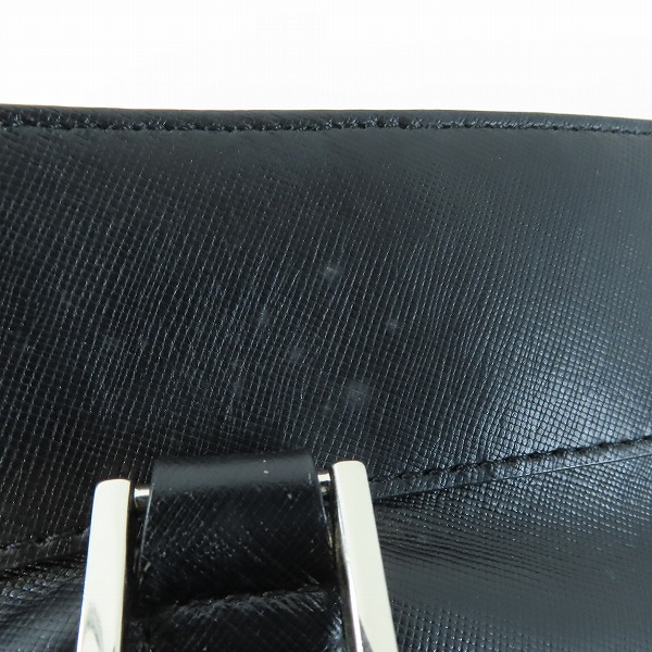 実際に弊社で買取させて頂いたRoen/ロエン スカル レザー 裏地 レオパード トートバッグの画像 8枚目