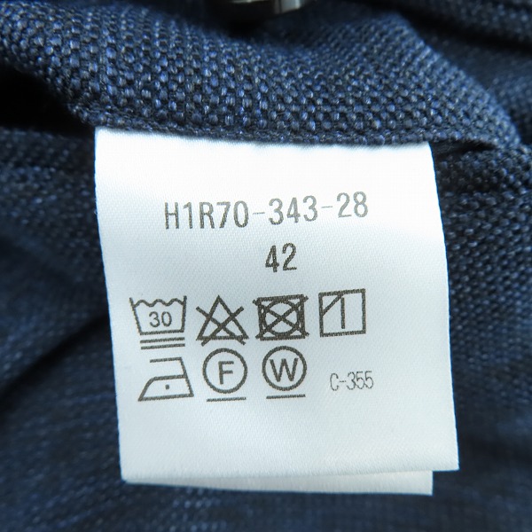 実際に弊社で買取させて頂いたMACKINTOSH PHILOSOPHY/マッキントッシュ フィロソフィー テーラードジャージーパンツ 杢カラミストレッチ H1R70-343-28/42の画像 4枚目