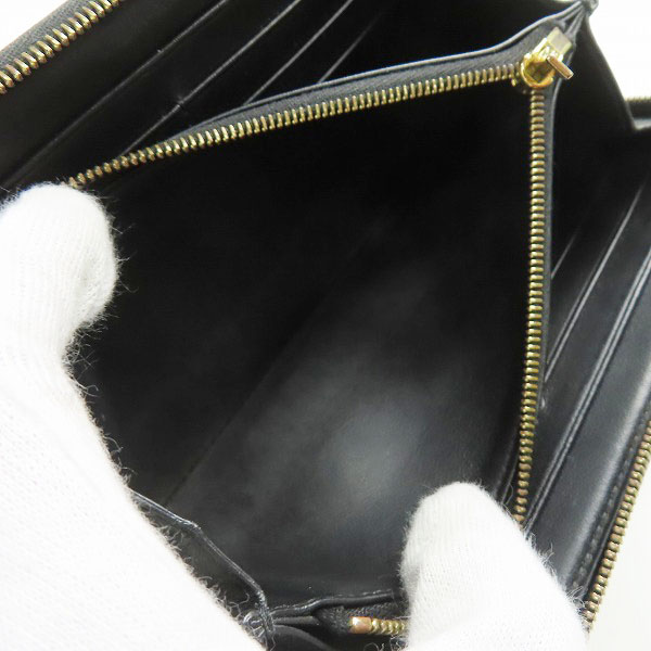 実際に弊社で買取させて頂いたCELINE/セリーヌ ラージ ジップウォレット トリオンフ キャンバス 長財布 10B552BQ3 の画像 5枚目