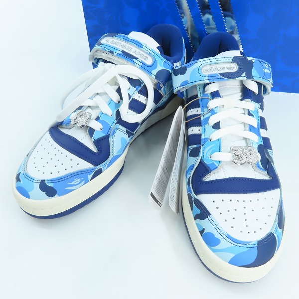 実際に弊社で買取させて頂いた【未使用】 adidas×A BATHING APE/アディダス×アベイシングエイプ Forum 84 Low 30th Anniversary/フォーラム ID4772/26