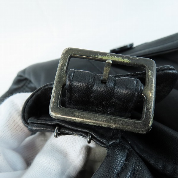 実際に弊社で買取させて頂いたRoen/ロエン×semantic design/セマンティックデザイン ラムレザージャケット コート/Mの画像 7枚目