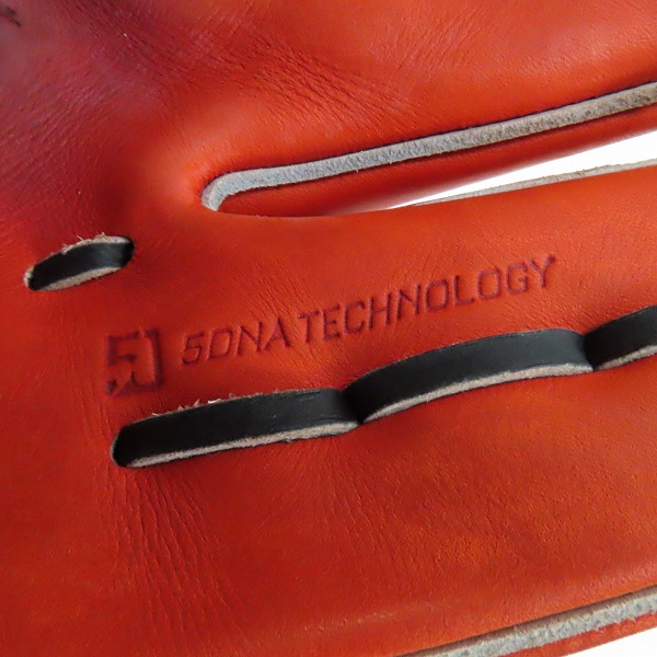 実際に弊社で買取させて頂いたMizuno/ミズノ MizunoPro/ミズノプロ 5DNAテクノロジー  軟式 内野手 右投げ用 グローブ の画像 6枚目