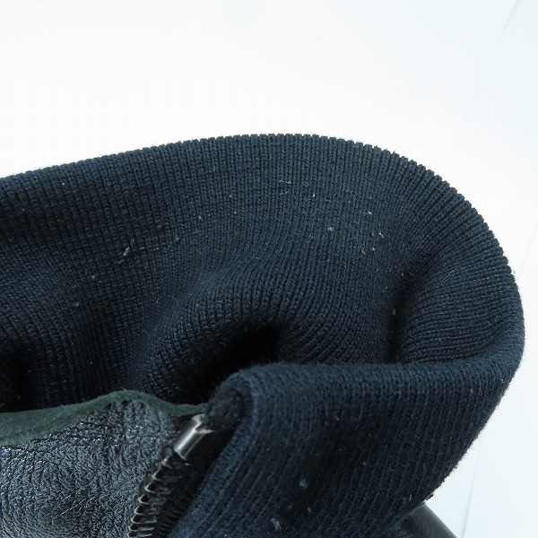 実際に弊社で買取させて頂いたDIESEL/ディーゼル レザー 中綿ブルゾン キルティング/Lの画像 7枚目