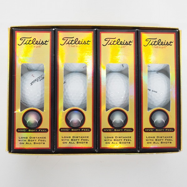 実際に弊社で買取させて頂いた【未使用】Titleist/タイトリスト HVC SOFT FEEL ゴルフボール ホワイト 1ダース