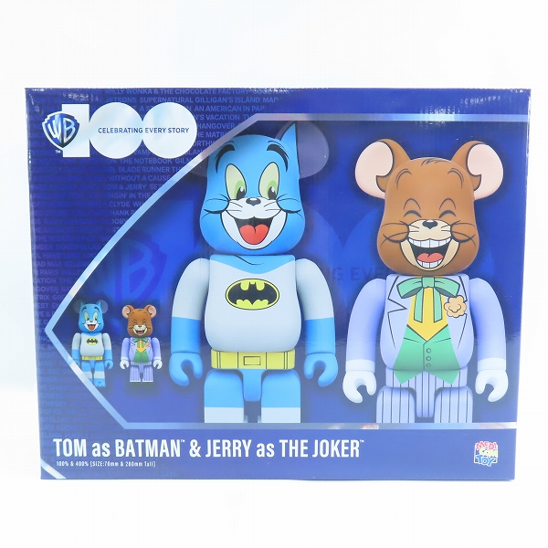 実際に弊社で買取させて頂いた【未開封】MEDICOM TOY/メディコムトイ BE@RBRICK/ベアブリック トムとジェリー バットマン＆ジョーカー 400%＆100%