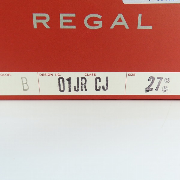 実際に弊社で買取させて頂いたREGAL/リーガル レザーシューズ 革靴 ストレートチップ 01JR CJ 27の画像 8枚目