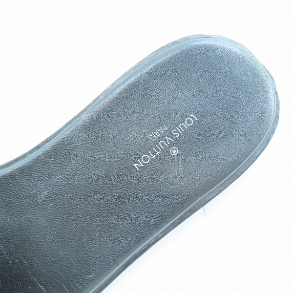 実際に弊社で買取させて頂いたLOUIS VUITTON/ルイ・ヴィトン ロックイットライン レザー モノグラム LVサークル サンダル 37.5の画像 4枚目
