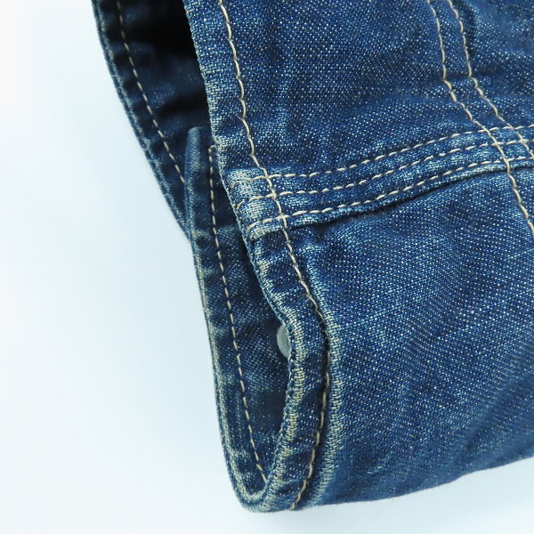 実際に弊社で買取させて頂いたBLUE BLUE/ブルーブルー ARIGATO カバーオール/デニムジャケット/3の画像 5枚目