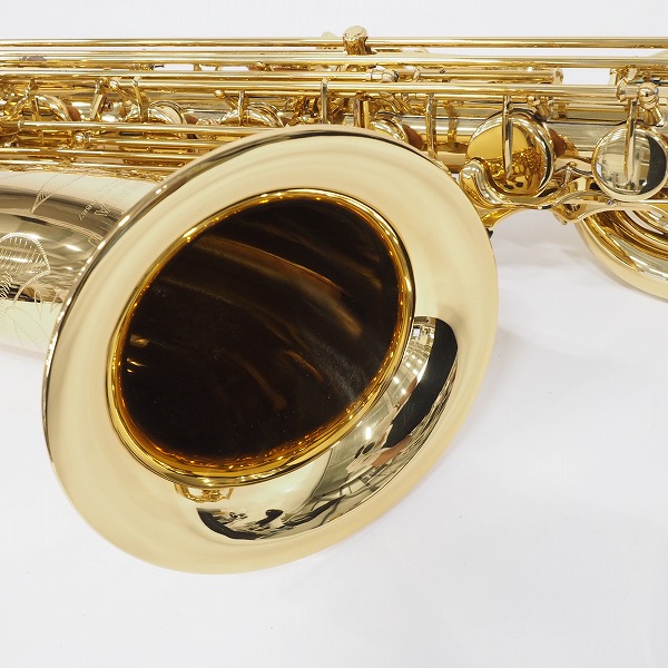 実際に弊社で買取させて頂いた★YAMAHA/ヤマハ YBS-62II/YBS62-2 バリトンサックス 彫刻有り ゴールド ハードケース付の画像 2枚目