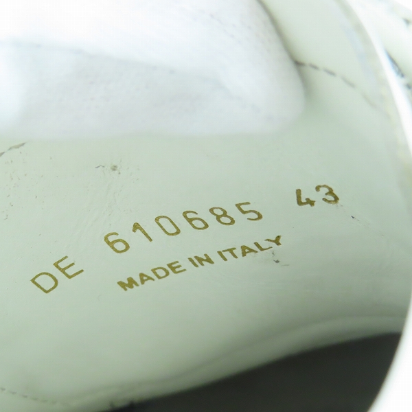 実際に弊社で買取させて頂いたSAINT LAURENT PARIS/サンローランパリ レザースニーカー 610685/43の画像 5枚目