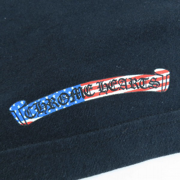 実際に弊社で買取させて頂いたCHROME HEARTS ×MATTY BOY/クロムハーツ ×マッティボーイ 21AW America L/S Tee/星条旗ロングスリーブカットソー Mの画像 6枚目