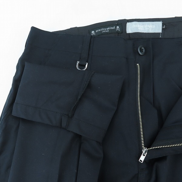 実際に弊社で買取させて頂いた【未使用】mastermind JAPAN×OVERTHESTRiPES/マスターマインドジャパン×オーバーザストライプス ドッキングパンツ Lの画像 2枚目