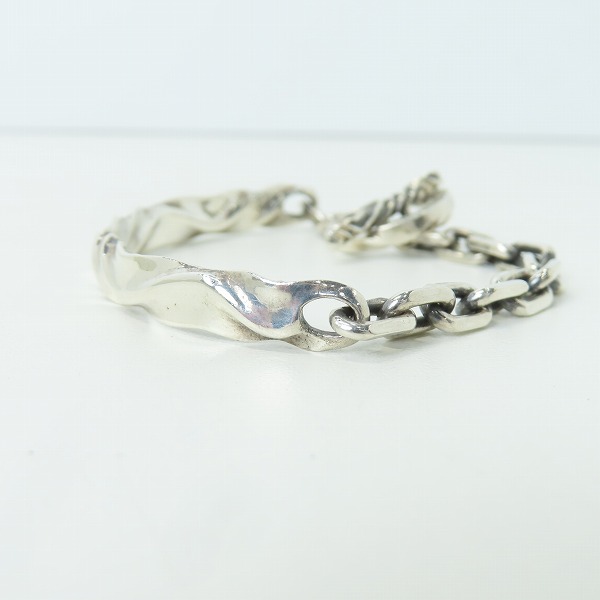実際に弊社で買取させて頂いたDEAL DESIGN/ディールデザイン RT:ID BRACELET シルバーブレスレット/950の画像 3枚目