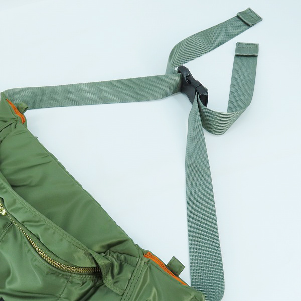 実際に弊社で買取させて頂いた【未使用】PORTER/ポーター TANKER WAIST BAG タンカー ウエストバッグ グリーン/622-06629の画像 3枚目