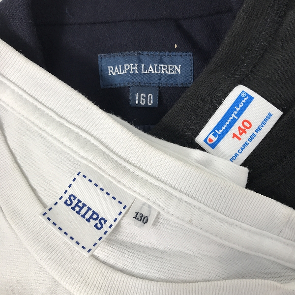 実際に弊社で買取させて頂いた【おまとめ】ラルフローレン/チャンピオン/シップス 等 Tシャツ/ジャケット 他 キッズの画像 1枚目