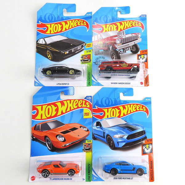 実際に弊社で買取させて頂いた【おまとめ/未開封】Hot Wheels/ホットウィール 96 PORSCHE CARRERA/2018 FORD MUSTANG GT/64 NOVA WAGON GASSER 他の画像 1枚目
