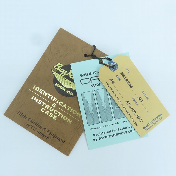 実際に弊社で買取させて頂いたBUZZ RICKSON'S/バズリクソンズ WILLIAM GIBSON COLLECTION Type BLACK L-2B フライトジャケット br14966/40の画像 5枚目
