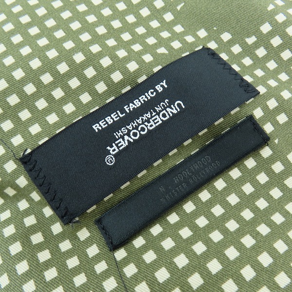 実際に弊社で買取させて頂いたN.HOOLYWOOD×UNDERCOVER/エヌハリウッド×アンダーカバー CPO SHIRT 中綿シャツジャケット 2212-SH36-003 peg/38の画像 6枚目