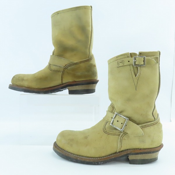 実際に弊社で買取させて頂いたRED WING/レッドウィング ENGINEER BOOTS/エンジニアブーツ スエード 8268 8Dの画像 3枚目