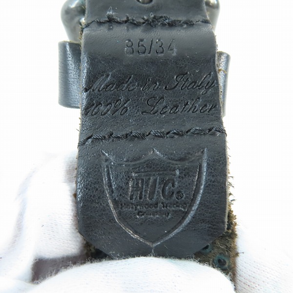 実際に弊社で買取させて頂いたHTC/エイチティーシー スタッズ フラット ベルト 11SHTCI042 85/34の画像 3枚目