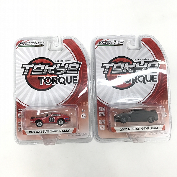 実際に弊社で買取させて頂いた【おまとめ/未開封】Green Light/グリーンライト TORQUE 1970 DATSUN 510/240Z RALLY/1971 SKYLINE 2000 GT-R/R35 他の画像 2枚目