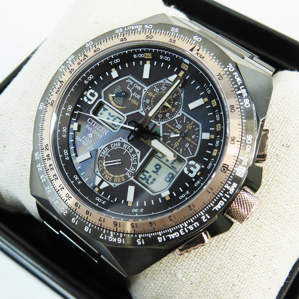 実際に弊社で買取させて頂いた【保証期間内】CITIZEN/シチズン Pro MASTER/プロマスター SKYシリーズ エコドライブ 腕時計 JY8146-54E