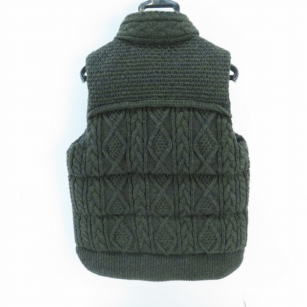 実際に弊社で買取させて頂いたMIHARA YASUHIRO/ミハラヤスヒロ ケーブルニットベスト/Sの画像 1枚目