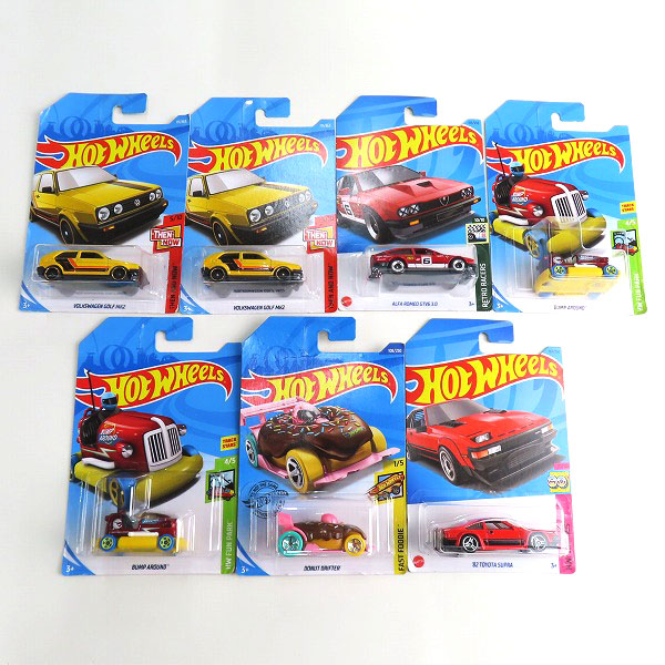実際に弊社で買取させて頂いた【おまとめ/未開封】Hot Wheels/ホットウィール BUMP AROUND/82 TOYOTA SUPRA/DONUT DRIFTER 他