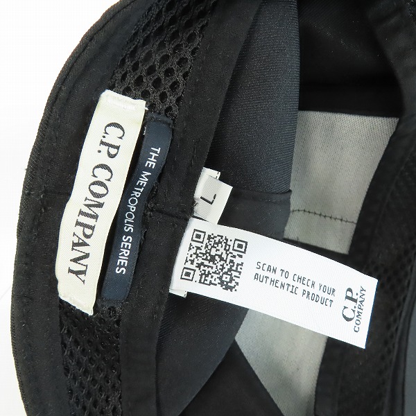 実際に弊社で買取させて頂いたC.P.COMPANY/シーピーカンパニー metropolis ベースボール キャップ /Lの画像 5枚目