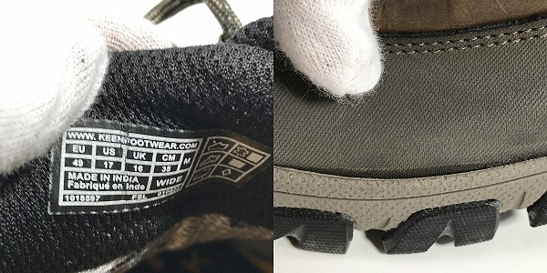 実際に弊社で買取させて頂いたKEEN/キーン OUTDOOR TARGHEE III WP WIDE ハイキングブーツ 1018597 /35の画像 6枚目