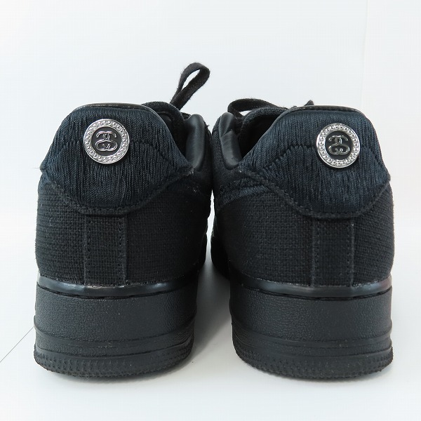 NIKE×STUSSY/ナイキ×ステューシー AIR FORCE 1 LOW Triple Black/エア 