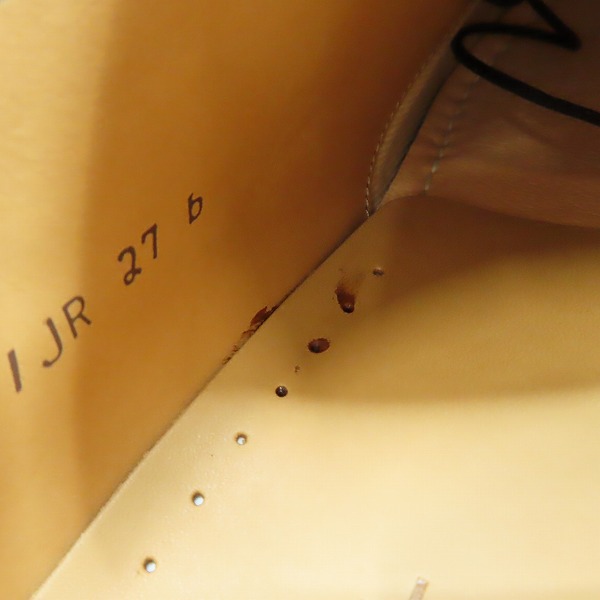 実際に弊社で買取させて頂いたREGAL/リーガル レザーシューズ 革靴 ストレートチップ 01JR CJ 27の画像 6枚目