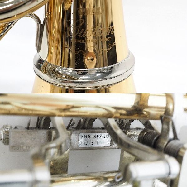 実際に弊社で買取させて頂いた★YAMAHA/ヤマハ YHR-868GD/YHR868GD フルダブルホルン/フレンチホルン ハードケース付の画像 5枚目