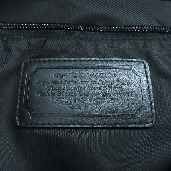 実際に弊社で買取させて頂いたHUNTING WORLD/ハンティングワールドトゥデイ ボストンバッグの画像 4枚目