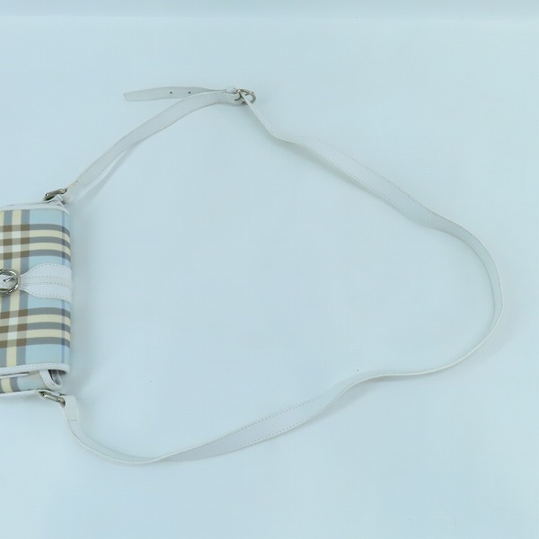 実際に弊社で買取させて頂いたBURBERRY LONDON/バーバリー ロンドン ノバチェック ショルダーバッグの画像 5枚目