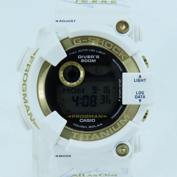 実際に弊社で買取させて頂いたG-SHOCK/Gショック フロッグマンICERCJapan/30周年記念モデルMASTER OF G SEA/タフソーラー GW-8201K-7JRの画像 1枚目
