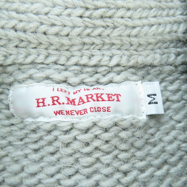 実際に弊社で買取させて頂いたHOLLYWOOD RANCH MARKET/ハリウッドランチマーケット カウチンニットベスト /Mの画像 2枚目