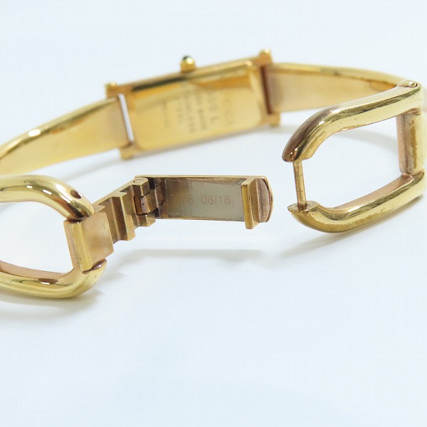 実際に弊社で買取させて頂いたGUCCI/ グッチ 1500L 1P ダイヤモンド クォーツ アナログ レディース腕時計【動作未確認】の画像 3枚目