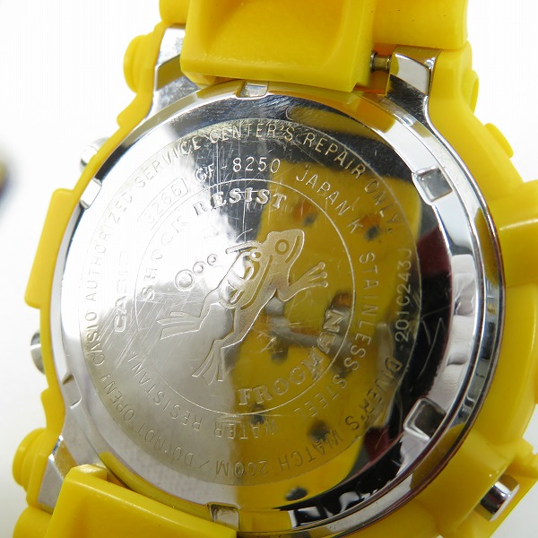実際に弊社で買取させて頂いたG-SHOCK/Gショック FROGMAN フロッグマン タフソーラー GF-8250-9JFの画像 3枚目