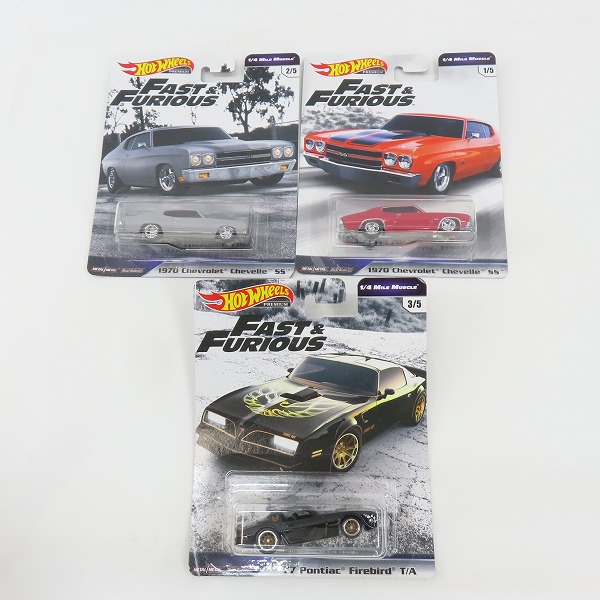 実際に弊社で買取させて頂いた【おまとめ/未開封】Hot Wheels/ホットウィール FAST&FURIOUS 1970 Chevrolet Chevelle SS/67 Chevrolet Camaro 他の画像 1枚目
