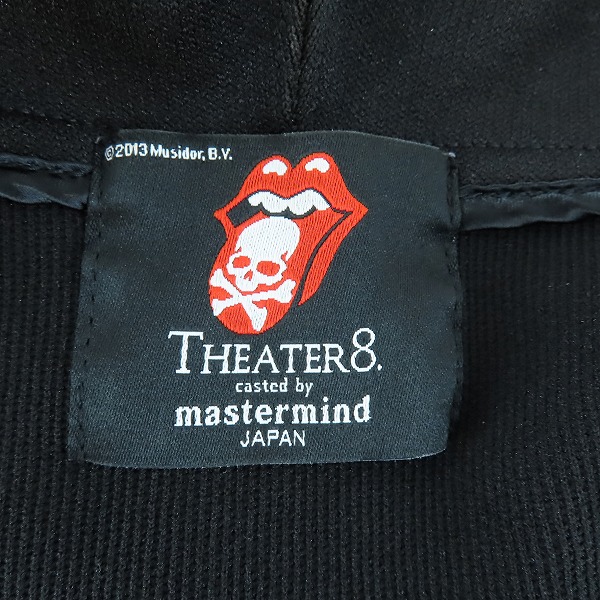 実際に弊社で買取させて頂いたmastermind JAPAN×Theater8/マスターマインド×シアターエイト リップ&タン×スカル ノースリーブパーカー 8MR-JE01-B/Mの画像 3枚目