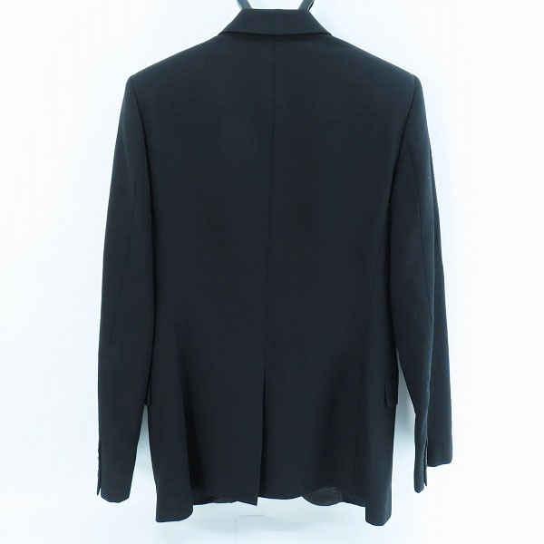 実際に弊社で買取させて頂いたSAINT LAURENT PARIS/サンローランパリ15SS パイソンレザー切替ピークドラペルジャケット 379949 Y613H/44の画像 1枚目