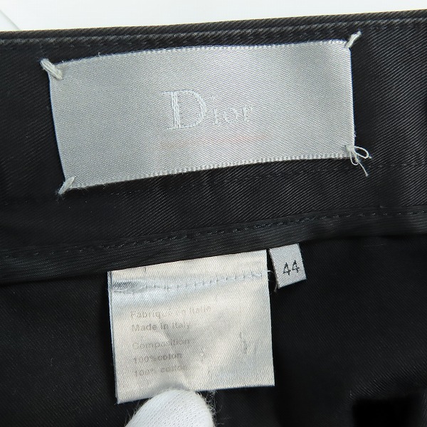 実際に弊社で買取させて頂いた【JPタグ】Christian Dior/クリスチャンディオール パンツ ブラック/44の画像 3枚目