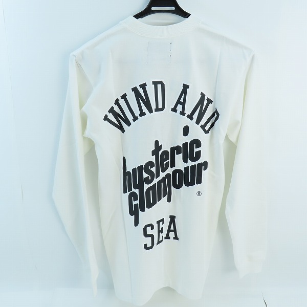 実際に弊社で買取させて頂いた【未使用】HYSTERIC GLAMOUR/ヒステリックグラマー×WIND AND SEA/ウィダンシー L/S Tシャツ/Sの画像 1枚目