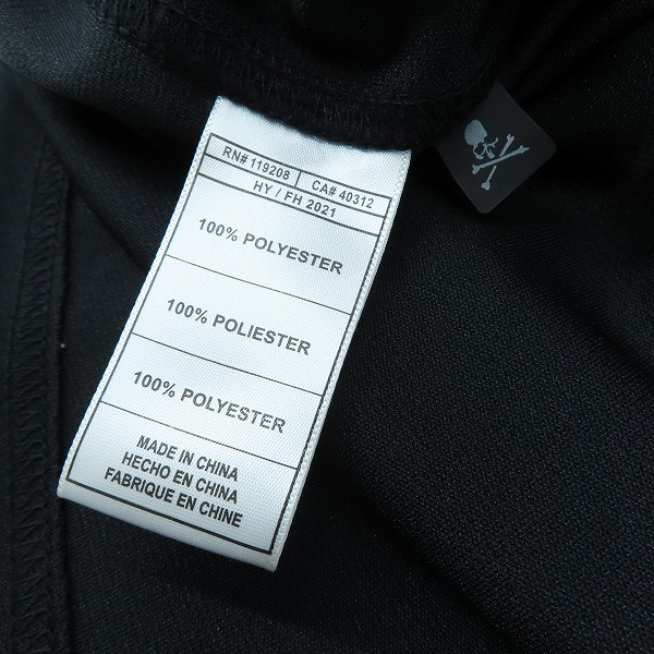 実際に弊社で買取させて頂いたMASTERMIND WORLD×Mitchell & Ness/マスターマインド 背面スカル ベースボールシャツ BTFTMM20094-MNN/2XLの画像 5枚目