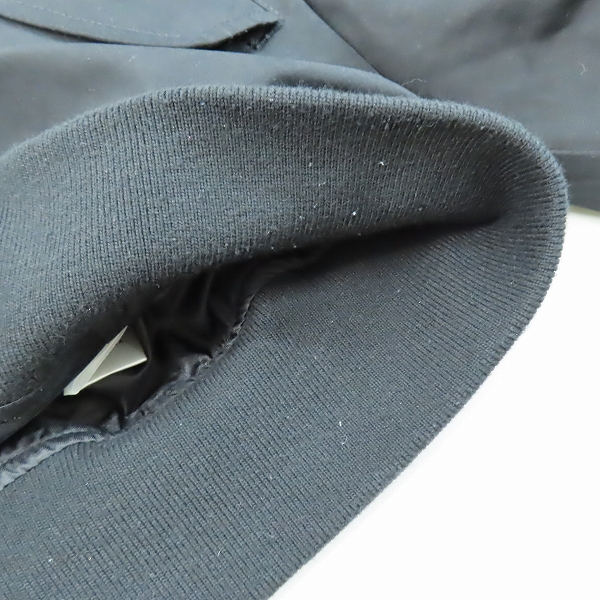 実際に弊社で買取させて頂いたEDIFICE/エディフィス ハイデンシティウェザーピーチスキンハリントンジャケット/ブルゾン 23-011-300-6030-3-0/Sの画像 6枚目