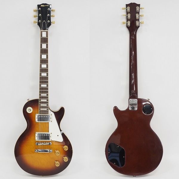 実際に弊社で買取させて頂いた★Morris/モーリス レスポールスタンダードType ボルトオンネック エレキギター 日本製 ソフトケース付の画像 1枚目