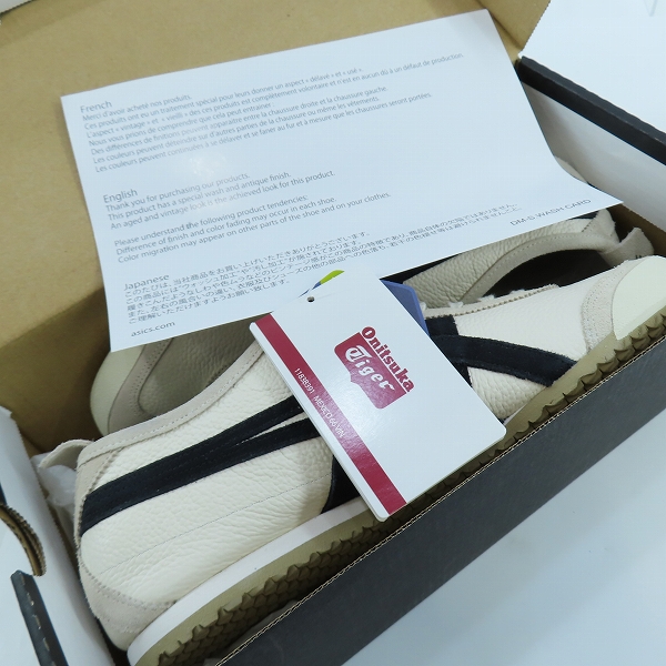 実際に弊社で買取させて頂いた【未使用】Onitsuka Tiger/オニツカタイガー MEXICO 66/メキシコ66 スニーカー 1183B391-200/25.5の画像 7枚目