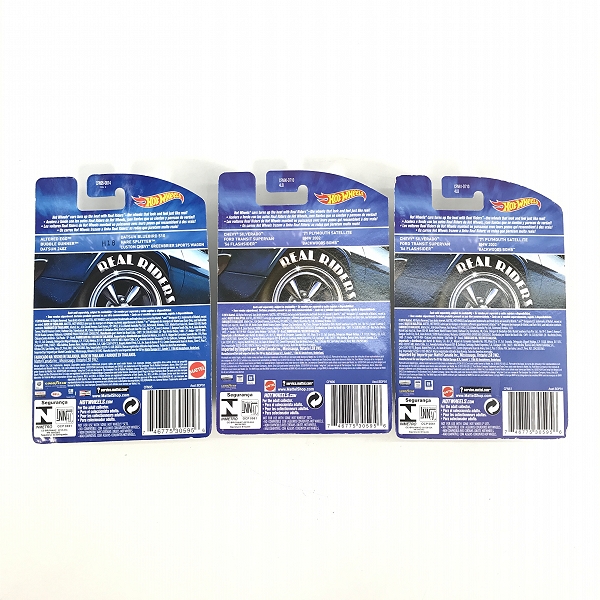 実際に弊社で買取させて頂いた【未開封】Hot Wheels/ホットウィール REAL RIDERS HARE SPLITTER/BACKWOODS BOMB/56 FLASHSIDER 3点セットの画像 2枚目