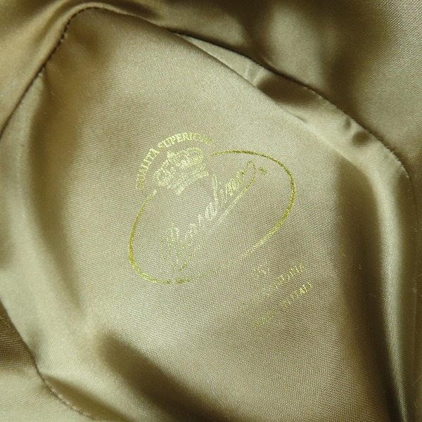 実際に弊社で買取させて頂いたBorsalino/ボルサリーノ 兎毛 リボン フェルト ハット カーキ/59の画像 7枚目